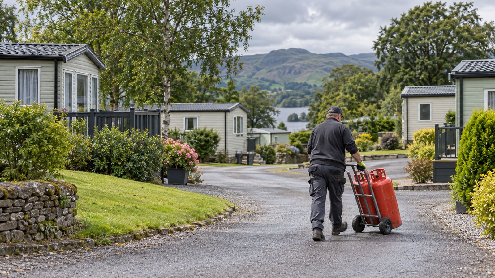 Compass Gas cylinder delivery or a relevant propane application